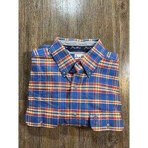 Wrangler Shirt Mens Multicolor George Straight Cowboy Cut Western Button Down